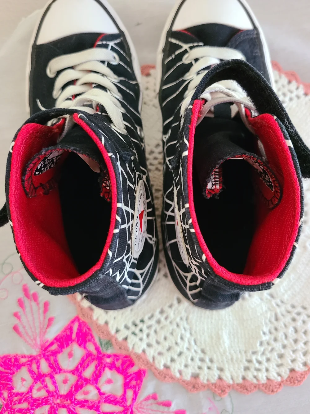 Converse Kids Chuck Taylor All Star Spiderweb High Top Sneakers Size 2 A13182F